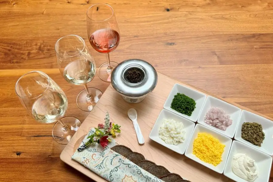 Estate Wine & Caviar Pairing (Wednesdays - Saturdays)