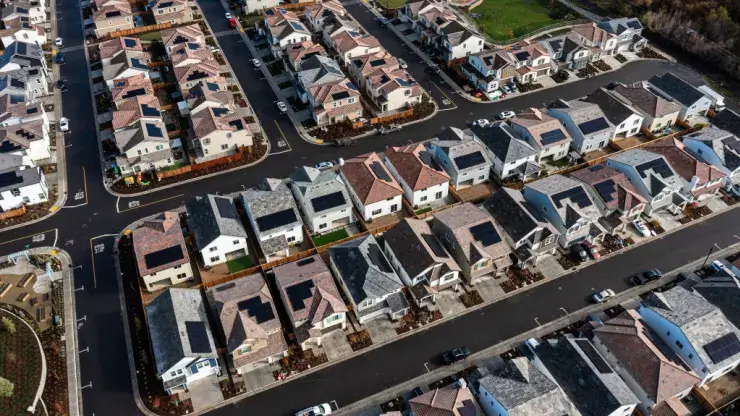 Homes in Rocklin, California, on Tuesday, Dec. 6, 2022