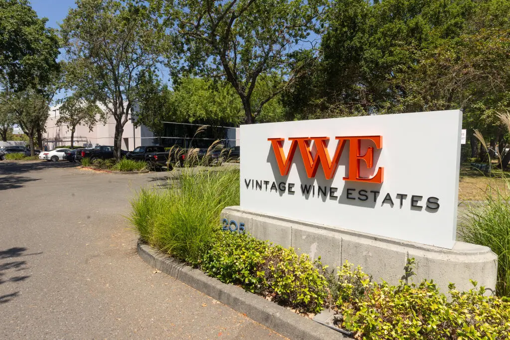 The offices of Vintage Wine Estates on Concourse Boulevard Wednesday, July 24, 2024, in Santa Rosa. (John Burgess / The Press Democrat)</p>
<p>