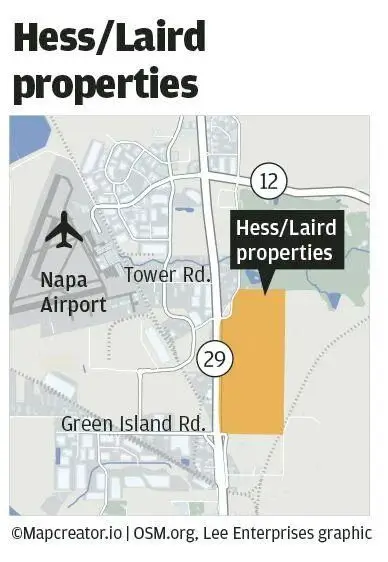 Napa County rezones Hess/Laird agricultural land for industry